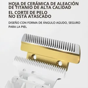 Kit de Peluquería Canina – Inalámbrico, Recargable, Corte Ajustable