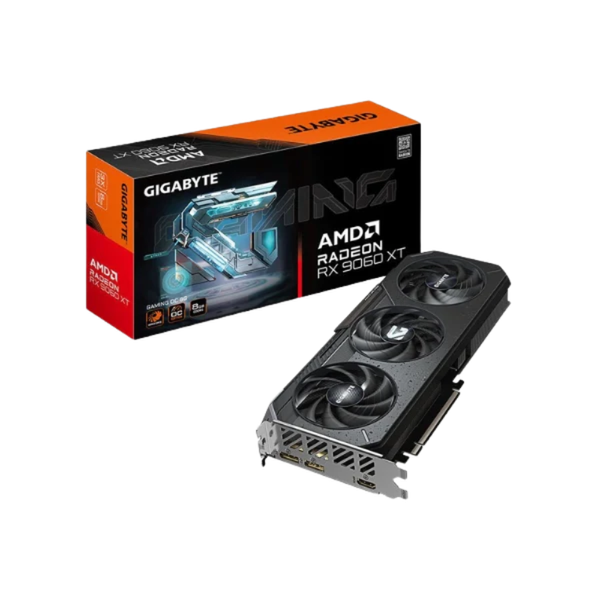 Tarjeta Gráfica Gigabyte Radeon RX 9060 XT 8GB Gaming 3 fans 