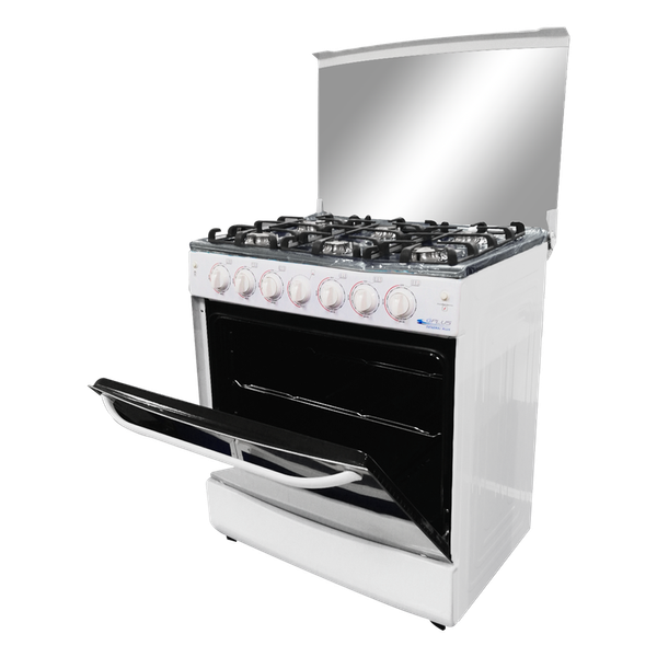 Cocina a gas 30" Gplus Blanca 