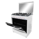 Cocina a gas 30" Gplus Blanca 