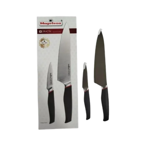 Set de Dos Cuchillos Practix Acero Inoxidable Magefesa