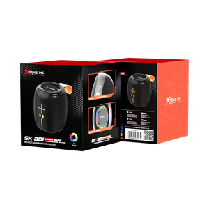 Corneta Portátil Bluetooth Xtrike Me SK-301 – RGB con Sonido Potente 8W