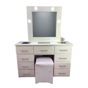Peiandora Vanity Hollywood 9 Gavetas con Luces LED