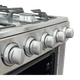 Cocina a Gas Frigilux 4 Hornillas Acero Inoxidable con Encendido Eléctrico