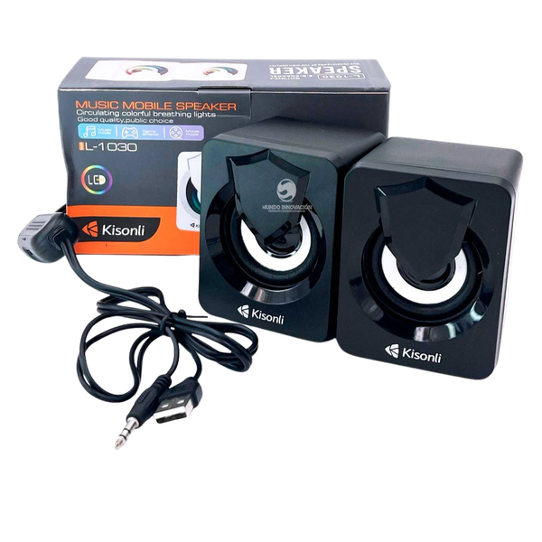 Cornetas Alámbricas para PC Kisonli L-1030