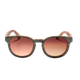 Lentes de sol madera y piedra natural con cristal degradado ambar