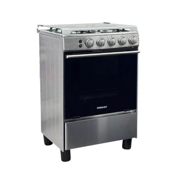 Cocina a Gas Frigilux 4 Hornillas Acero Inoxidable con Encendido Eléctrico