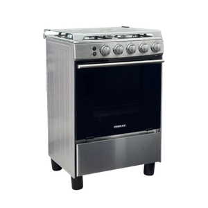 Cocina a Gas Frigilux 4 Hornillas Acero Inoxidable con Encendido Eléctrico