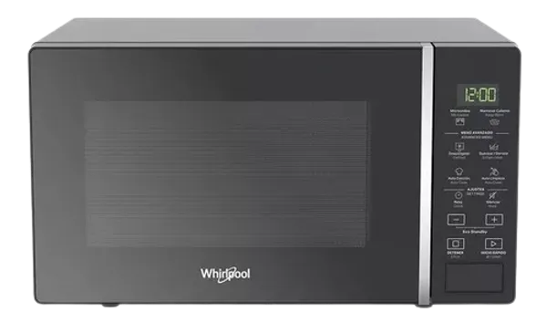 Microondas Whirlpool 20L  Espejo Negro