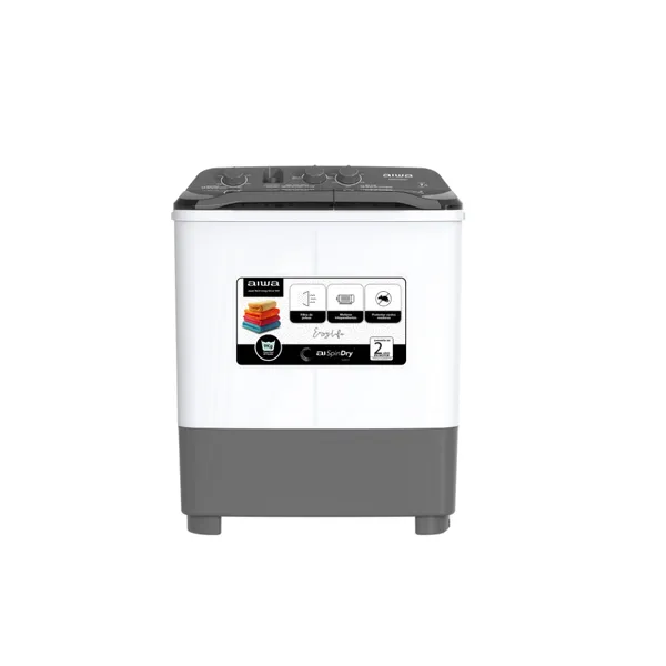 Lavadora doble tina 9kg Aiwa