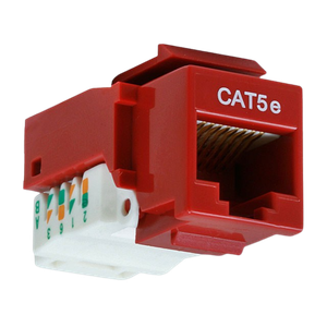 Modulo Keyston Jack CAT5e 110 Rojo Nexxt