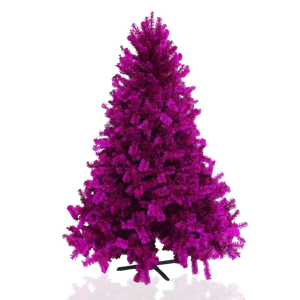 Árbol de Navidad Pino Frondoso Monterrey ILU Metalizado 2.20 Mts (Fucsia)