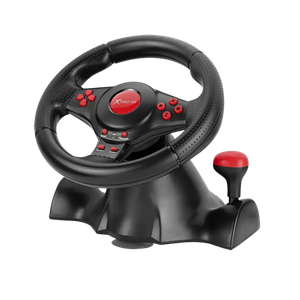 Volante Gamer de Carrera Xtrike Me GP-903 – Racing Wheel 7 en 1 Negro