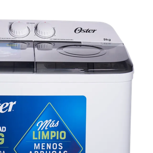Lavadora Semiautomática Oster Doble Tina 9 kg