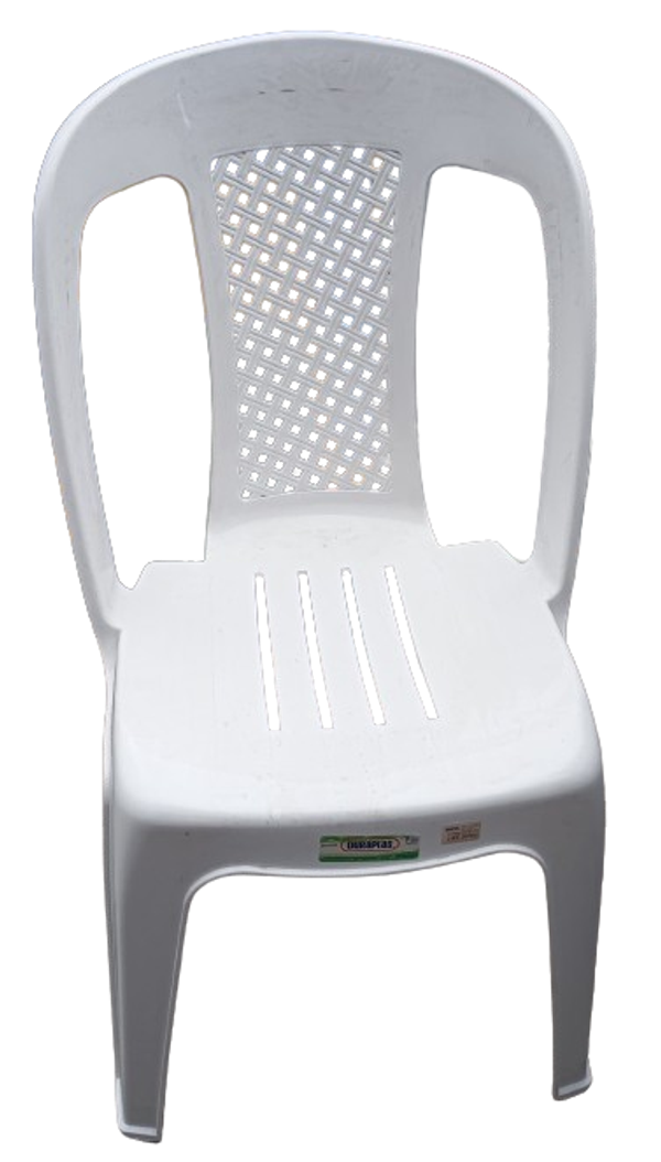 Silla Blanca Duraplast (Sin posa manos)