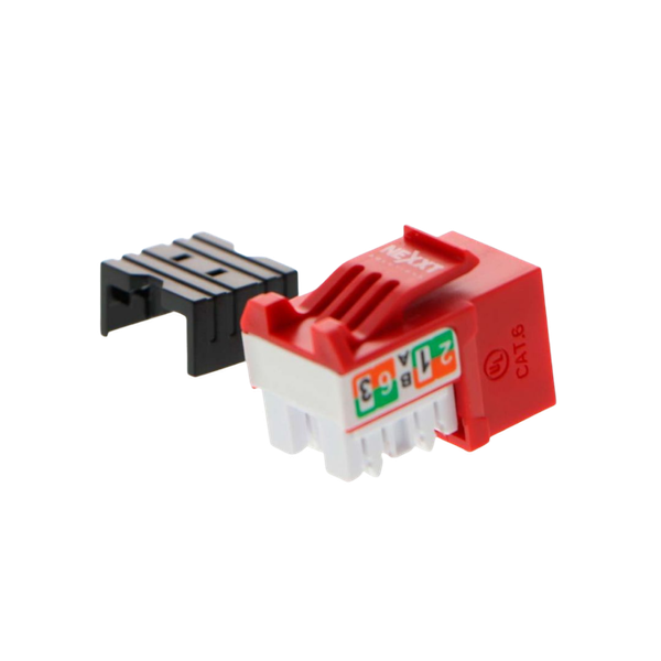 Módulo Keystone Jack Cat-6 110 Rojo Nexxt TYPE RED MPN: PCGKJC6TYRJRD
