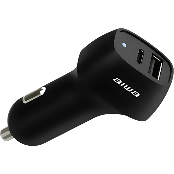 Cargador para Carro Aiwa USB A + tipo C