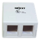 Caja de montaje en superficie 2 puertos Nexxt