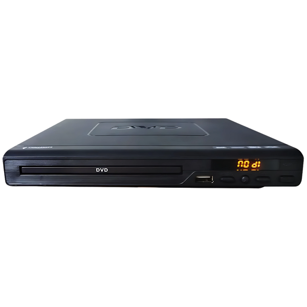 DVD Challenger con cable RCA y control