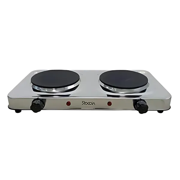 Cocina de Plato 2H Cromada Eléctrica Roccia