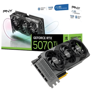 Tarjeta Gráfica PNY GeForce RTX 5070 Ti 16GB OC TRIO