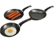 Juego de 3 sartenes antiadherentes