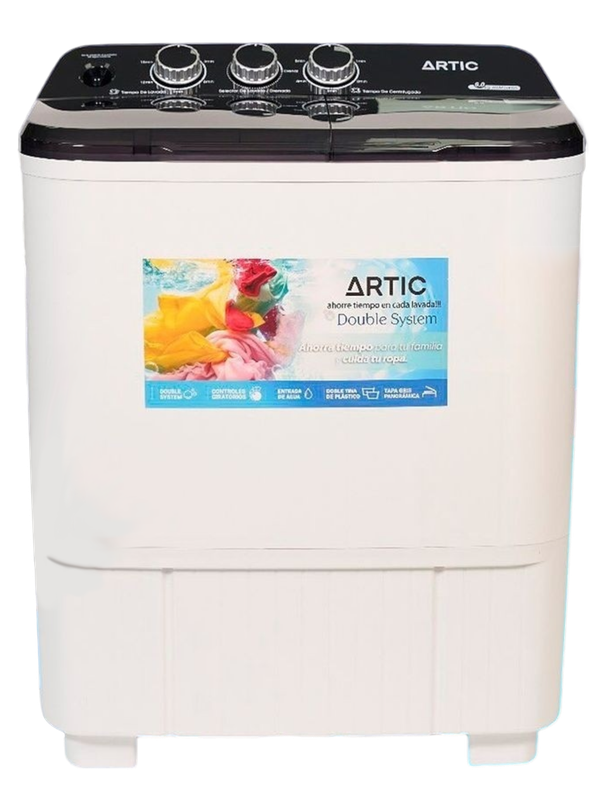 Lavadora Doble Tina 7kg Artic