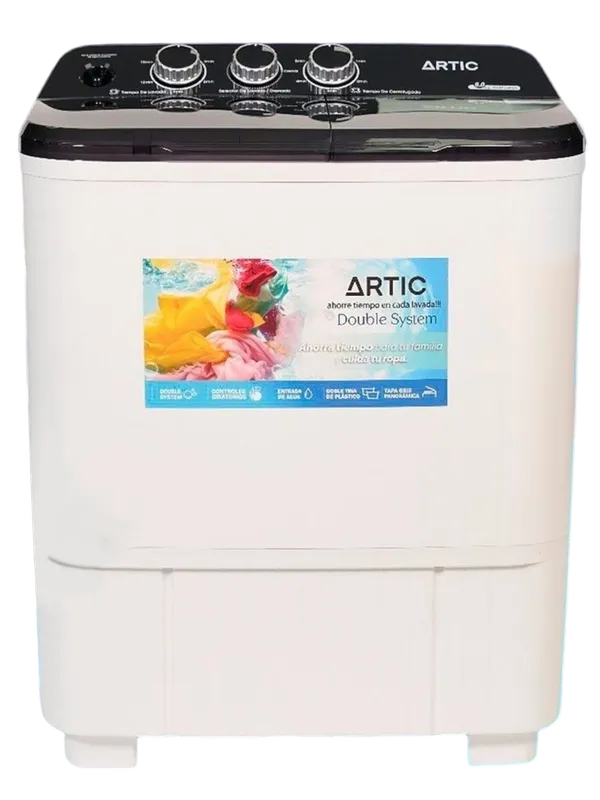 Lavadora Doble Tina 6kg Artic