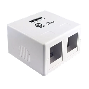 Caja de montaje en superficie 2 puertos Nexxt