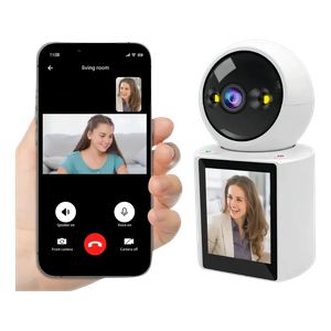 Cámara WiFi iCSee con Videollamada, Pantalla y Visión Nocturna 2MP