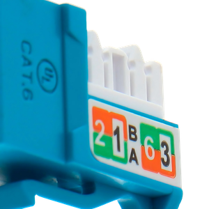 Módulo Keystone Jack Cat-6 110 Azul Nexxt TYPE BLUE MPN: PCGKJC6TYRJBL
