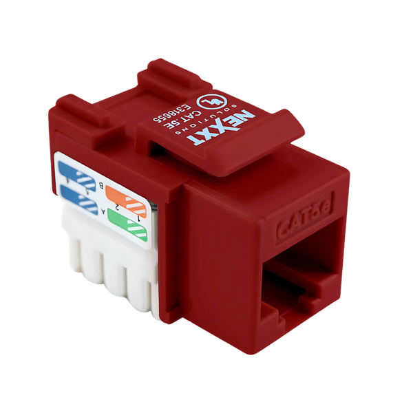 Modulo Keyston Jack CAT5e 110 Rojo Nexxt