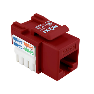 Modulo Keyston Jack CAT5e 110 Rojo Nexxt