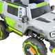 Carro Eléctrico Infantil 4x4 Jeep Gris con Panel Multimedia y Control Remoto