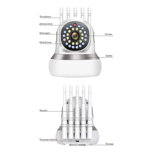 Cámara WiFi 2MP con Visión Nocturna y Detección de Movimiento