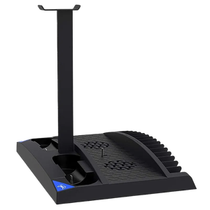 Estación de Carga Vertical 6 en 1 para PS5 con Enfriador y Luces LED – iPega PG-P5013B