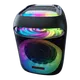 Corneta Bluetooth Newkool 8" – Luces RGB, Panel Superior, Portátil [Negro]