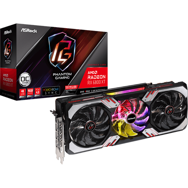 Tarjeta de Video ASRock AMD Radeon RX 6800 XT Phantom Gaming D 16GB