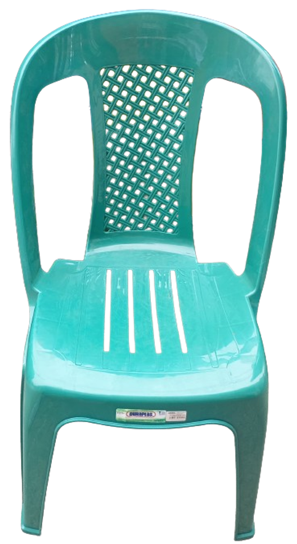 Silla Verde Duraplast (Sin posa manos)