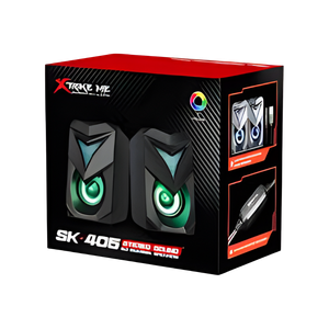 Corneta 2.0 Gaming Xtrike Me SK-405 – Estéreo con Retroiluminación RGB