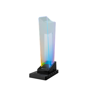 Estación para Audífonos con Hub USB Xtrike Me HT-09 – Iluminación 7 Colores