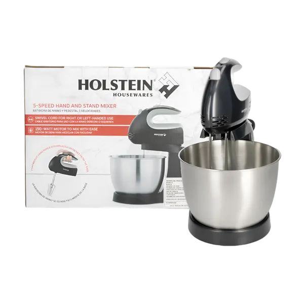 BATIDORA CON TAZON CROMADO 5V	HOLSTEIN 
