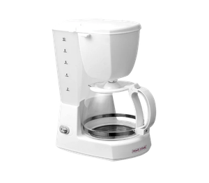 CAFETERA 10 TAZAS BLANCA VASO VIDRIO	PRIME HOME