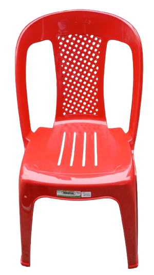 Silla Roja Duraplast (Sin posa manos)