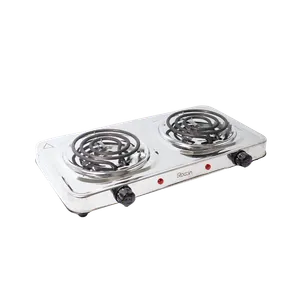 Cocina de Caracol 2H Cromada Eléctrica  Roccia