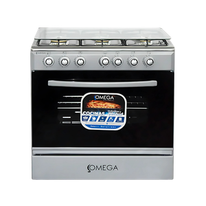 Cocina 6 Hornillas 30" Omega Silver