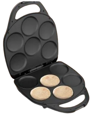 Asador de arepas 6 cavidades