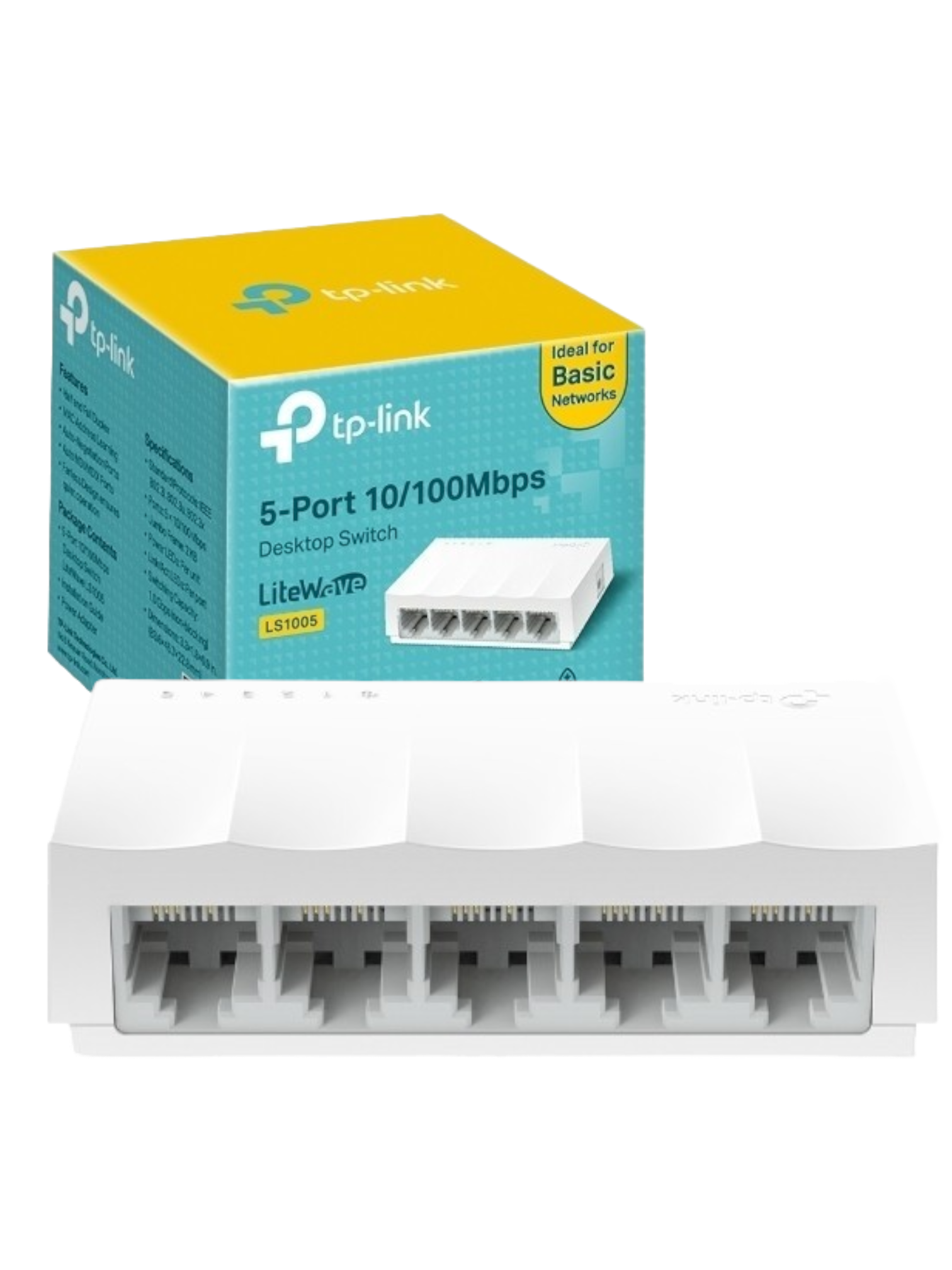 SWITCH 5 PUERTOS 10/100Mbps TP-LINK