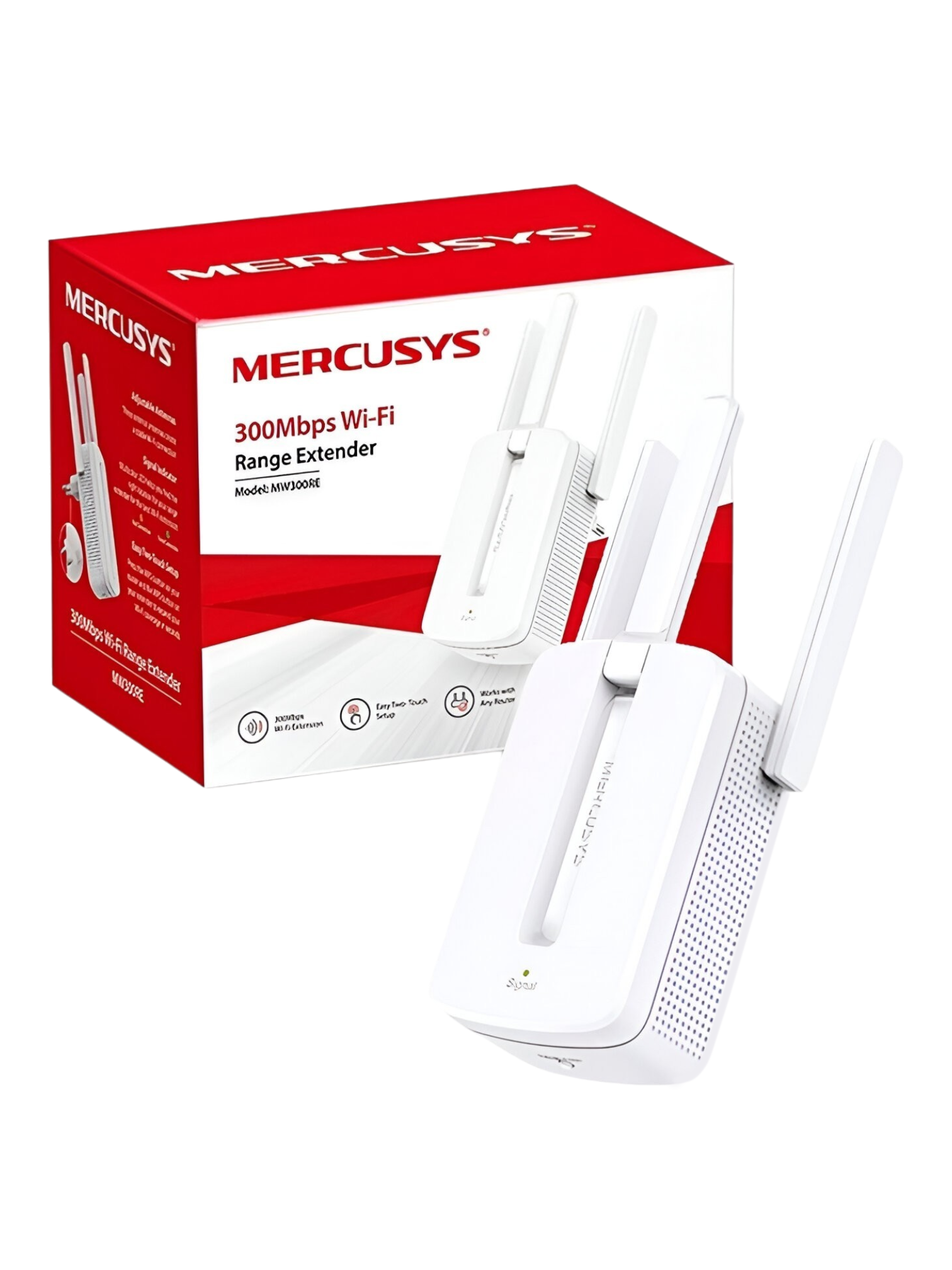 EXTENSOR DE RANGO WIFI DE 300Mbps Mercusys