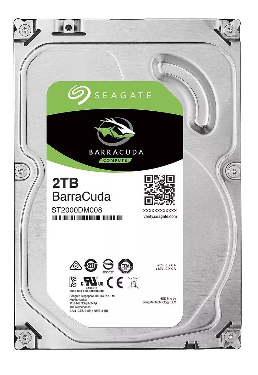 Disco Duro Seagate Barracuda 2tb